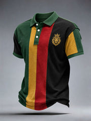 Men's Reggae Lion Polo Shirt