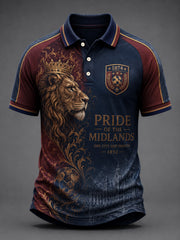 Men's Gift For Soccer Fans Print Casual Polo