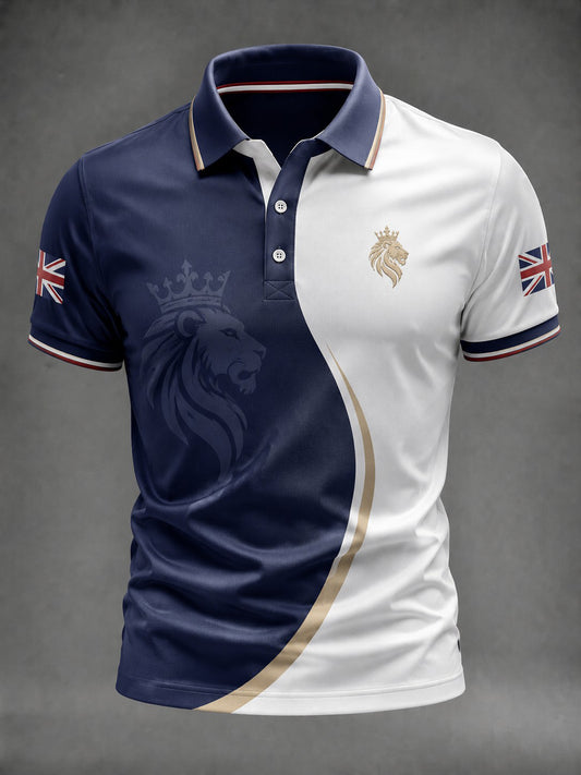 Men's The British Flag Lion Printed Shirt