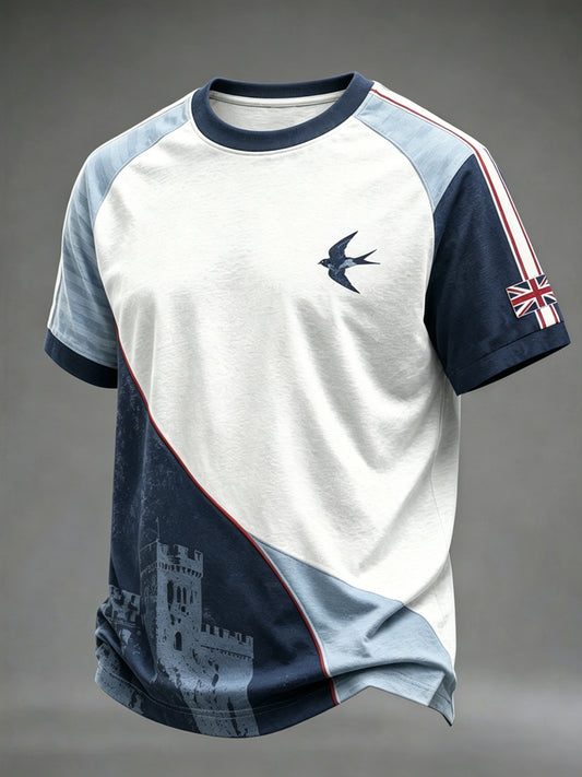 Men's Cardiff City Football Lover Printed T-shirt