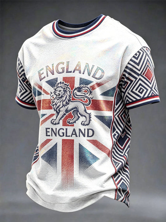 Men's British Patriotic Unisex Casual T-shirt