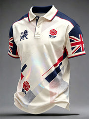Men's British Patriotic Unisex Casual polo shirt