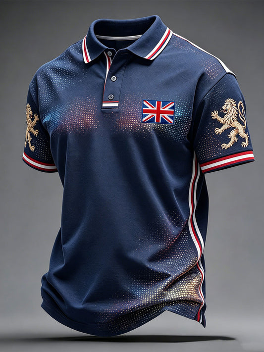 Men's British Patriotic Unisex Casual polo shirt