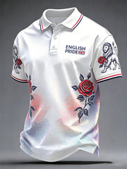 Men's British Patriotic Unisex Casual polo shirt