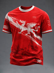 Men's Wrexham Football Lover Lover Printed T-shirt