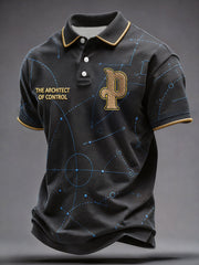 Men's The Architect of Control Coach Football Lover Printed Casual Tops