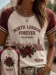 Women's north London forever Printed short-sleeved T-shirt