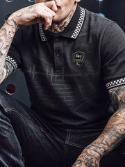 Men's UK Culture Art Music Lover Printed Casual Tops