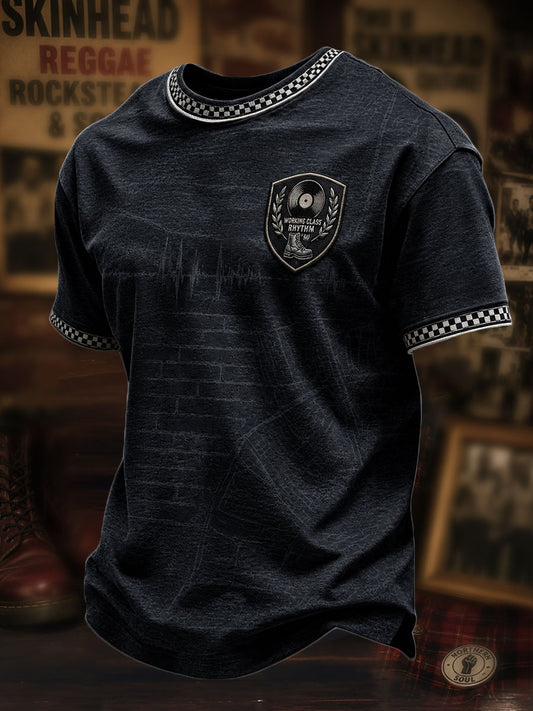 Men's UK Culture Art Music Lover Printed T-shirt