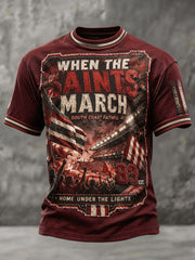 Men's South Coast Red Army Football Lover Printed T-shirt