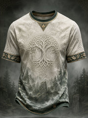 Men's Celtic Print Casual T-Shirt