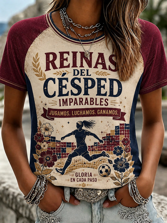 Women's Retro Soccer Champion T-Shirt