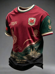 Men's Welsh Dragon Printed T-shirt