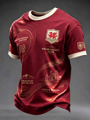 Men's Welsh Dragon Printed T-shirt