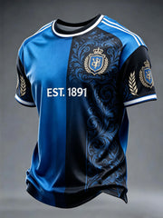 Men's  Football Lover Printed T-shirt