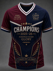 Men's Back 2 Back Champions V-neck T-shirt