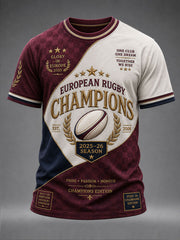 Men's Back 2 Back Champions Short Sleeves T-shirt