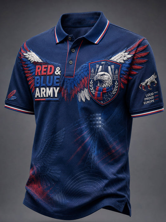 Men's Eagles Football Lover Printed Casual Tops
