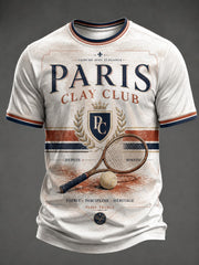 Men's Championnats Internationaux de France de Tennis Printed T-shirt