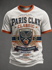 Men's Championnats Internationaux de France de Tennis Printed T-shirt