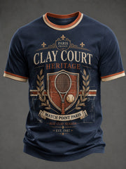 Men's Championnats Internationaux de France de Tennis Printed T-shirt