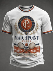 Men's Championnats Internationaux de France de Tennis Printed T-shirt
