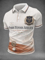 Men's Championnats Internationaux de France de Tennis Printed Shirt