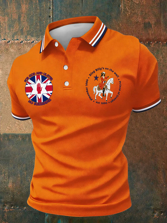 Men's 12th July Orangemen's Day Printed Casual Tops