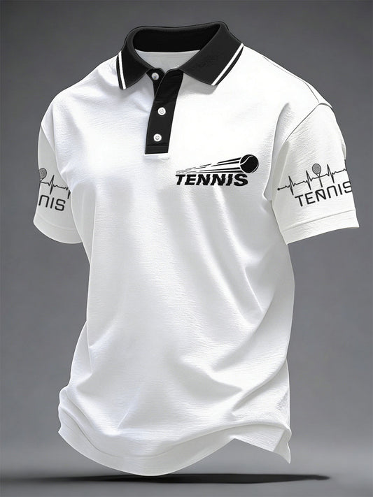 Men's Wimbledon Sports Unisex Casual polo shirt