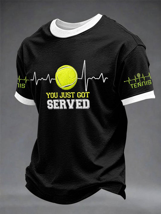 Men's"You Just Got Served" Wimbledon Tennis Sports Unisex Casual T-shirt