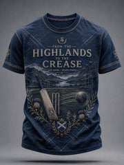 Men's Scotlandd Cricked Lover Printed T-shirt