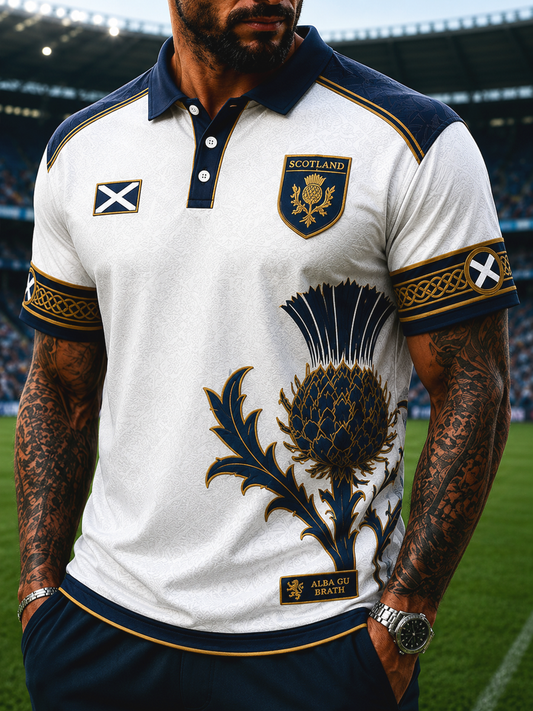 Men's Scotland Printed polo shirt