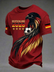 Men's German Football Fan Short Sleeves T-shirt