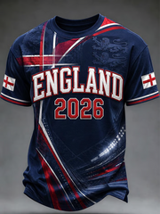 Men's England Printed short sleeves t-shirt