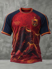 Men's ESPAÑA Football Short Sleeve T-shirt
