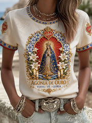 Women's Portugal Festas d'Agonia Art Printed T-shirt