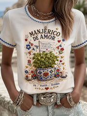 Women's Festival of the Popular Saints Portugal Art Printed T-Shirt
