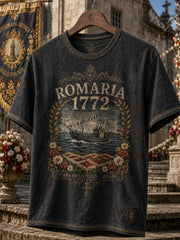 Unisex Portugal Festas d'Agonia Art Printed T-shirt