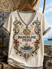 Women's The Age of Discovery Portugal Art Printed T-Shirt