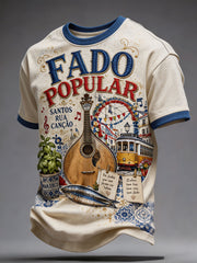Men's Festival of the Popular Saints Portugal Art Printed T-Shirt