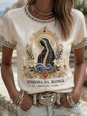 Women's Portugal Festas d'Agonia Art Printed T-shirt