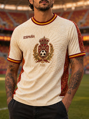 Men's Gift For Football Fans Print Casual Tee