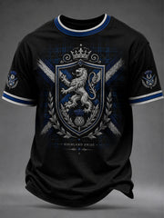 Men's Scotland Art Printed Short Sleeve T-shirt
