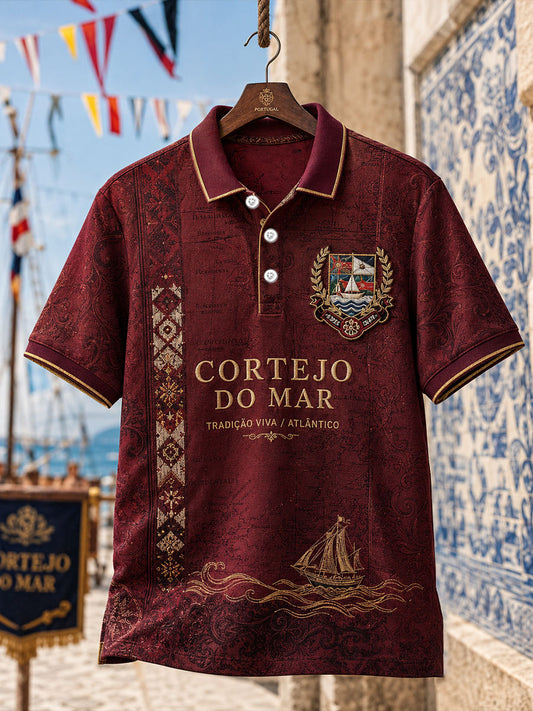 Men's Festas d'Agonia Portugal Art Printed Casual Tops