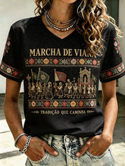 Women's Festas d'Agonia Portugal Art Printed T-shirt