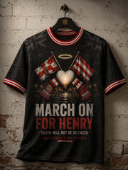 Men's Stand With Henry Printed T-shirt