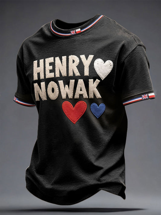 Men's Stand With Henry Printed T-shirt