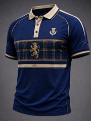 Men's Scotland Art Printed Short Sleeve Top