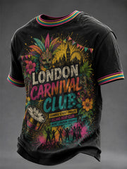 Men's Caribbean London Festival Notting Hill Carnival Printed T-shirt