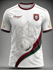 Men's Portuguese Football Printed T-shirt
